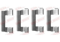 Accessory set, disc brake pad