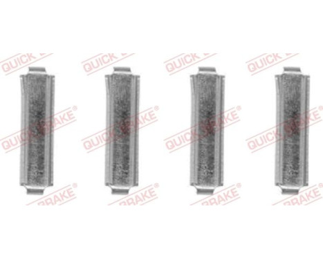 Accessory set, disc brake pad