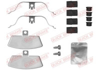 Accessory set, disc brake pad