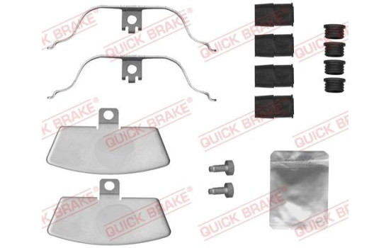 Accessory set, disc brake pad