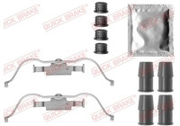 Accessory set, disc brake pad