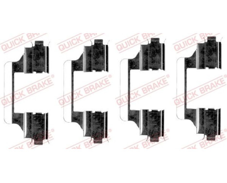 Accessory set, disc brake pad
