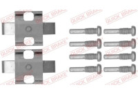 Accessory set, disc brake pad