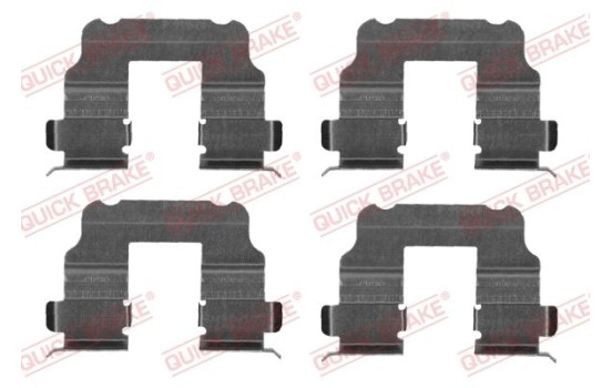 Accessory set, disc brake pad