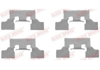 Accessory set, disc brake pad
