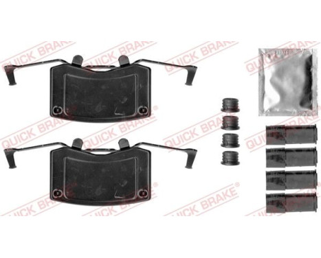 Accessory set, disc brake pad