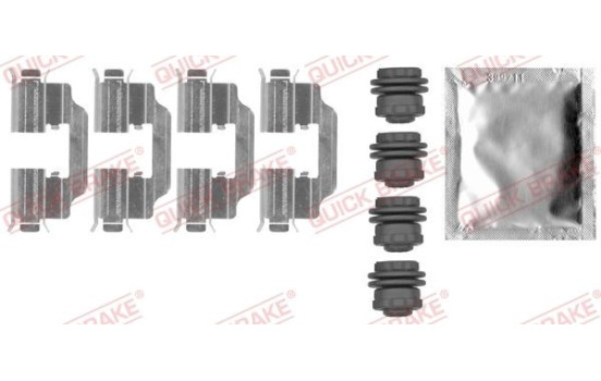 Accessory set, disc brake pad