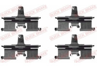 Accessory set, disc brake pad