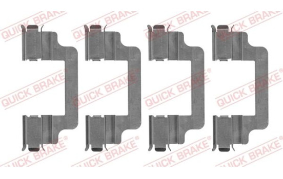 Accessory set, disc brake pad