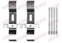 Accessory set, disc brake pad