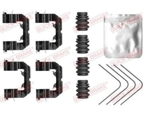 Accessory set, disc brake pad