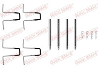 Accessory set, disc brake pad