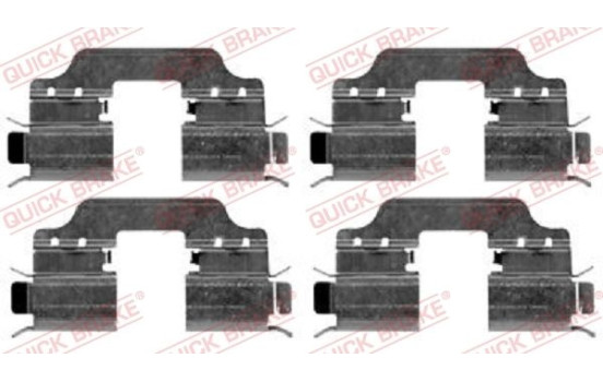 Accessory set, disc brake pad