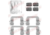 Accessory set, disc brake pad