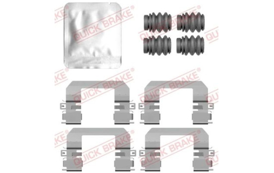 Accessory set, disc brake pad