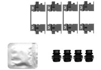 Accessory set, disc brake pad