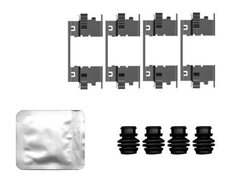 Accessory set, disc brake pad