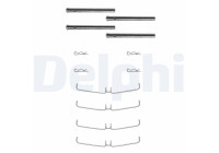 Accessory set, disc brake pad