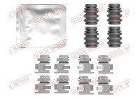 Accessory set, disc brake pad