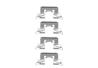 Accessory set, disc brake pad