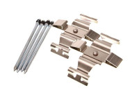 Accessory set, disc brake pad