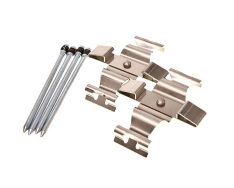 Accessory set, disc brake pad