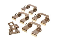 Accessory set, disc brake pad