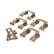 Accessory set, disc brake pad