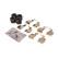 Accessory set, disc brake pad