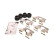 Accessory set, disc brake pad