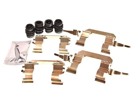 Accessory set, disc brake pad