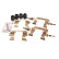 Accessory set, disc brake pad
