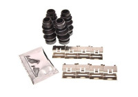 Accessory set, disc brake pad