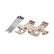 Accessory set, disc brake pad