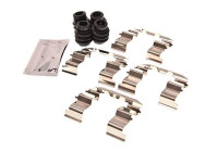 Accessory set, disc brake pad