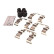 Accessory set, disc brake pad