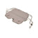 Accessory set, disc brake pad