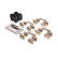 Accessory set, disc brake pad