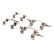 Accessory set, disc brake pad