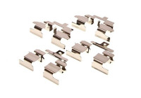 Accessory set, disc brake pad