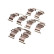Accessory set, disc brake pad