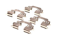 Accessory set, disc brake pad