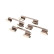 Accessory set, disc brake pad