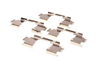Accessory set, disc brake pad