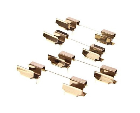 Accessory set, disc brake pad