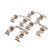 Accessory set, disc brake pad