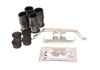 Accessory set, disc brake pad