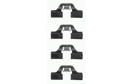 Accessory set, disc brake pad