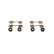 Accessory set, disc brake pad
