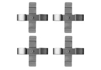 Accessory set, disc brake pad